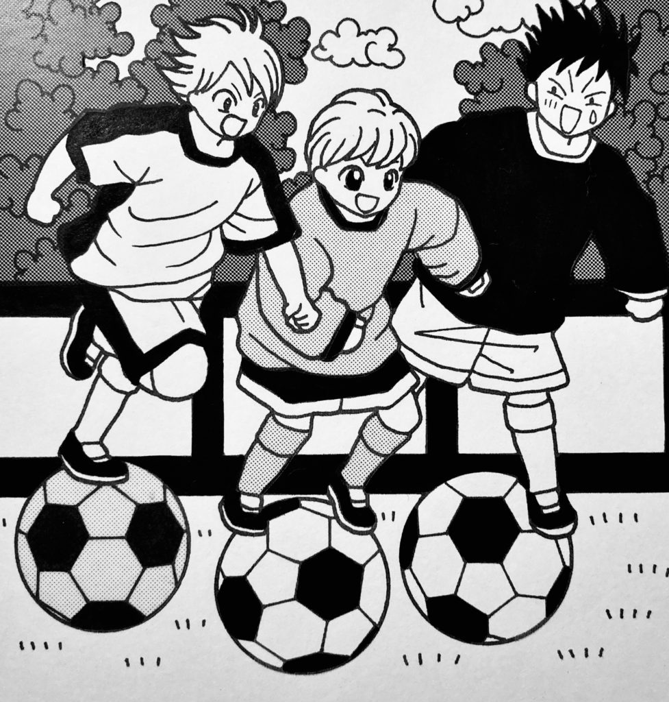 サッカー少年のまちがい絵さがしのイラスト 松元美智子クリエイティブブログ 公式