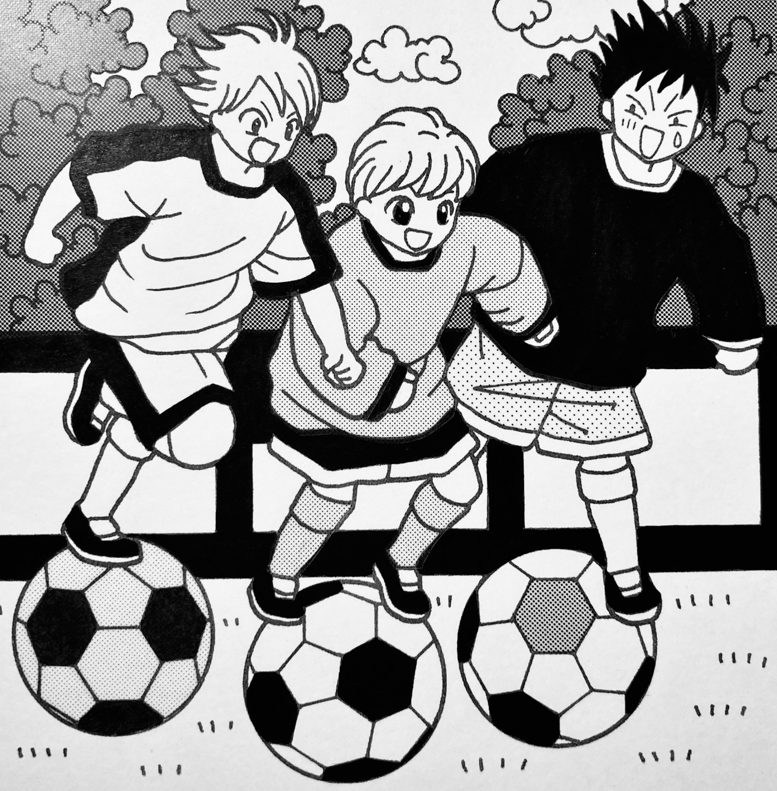 サッカー少年のまちがい絵さがしのイラスト 松元美智子クリエイティブブログ 公式