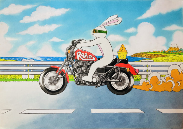 メカシリーズ１０代の頃に描いた走っていそうで止まって見えるバイク 松元美智子クリエイティブブログ 公式